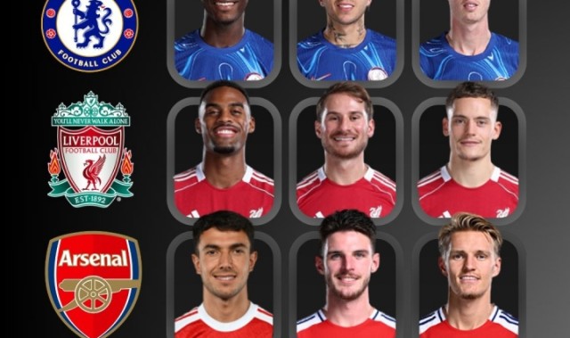 英超中场大PK，切尔西/利物浦/阿森纳/曼城哪家强？