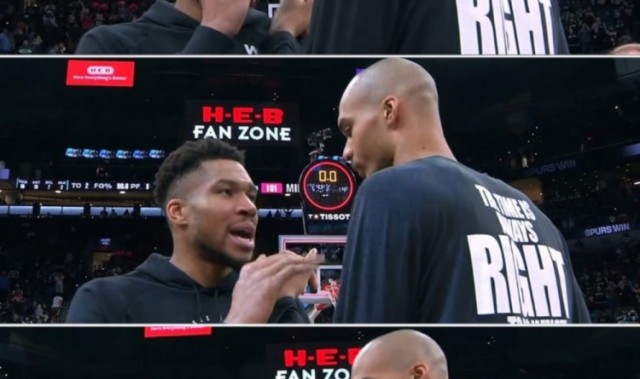 怪兽+外星人？字母哥赛后捂嘴与文班密谈！美媒：这将彻底摧毁NBA